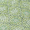 Piper Looms Chantille Lattice ACN1858 Green Machine Washable Area Rug Swatch Image