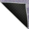 Piper Looms Chantille Lattice ACN1858 Purple Machine Washable Area Rug Backing Image