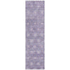 Piper Looms Chantille Lattice ACN1858 Purple Machine Washable Area Rug Runner Main Image
