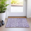 Piper Looms Chantille Lattice ACN1858 Purple Machine Washable Area Rug Scatter Lifestyle Image Feature