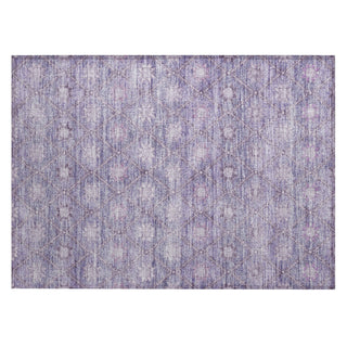 Piper Looms Chantille Lattice ACN1858 Purple Machine Washable Area Rug Scatter Main Image