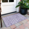 Piper Looms Chantille Lattice ACN1858 Purple Machine Washable Area Rug Scatter Outdoor Lifestyle Image Feature