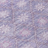 Piper Looms Chantille Lattice ACN1858 Purple Machine Washable Area Rug Swatch Image