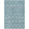 Piper Looms Chantille Lattice ACN1858 Teal Machine Washable Area Rug main image
