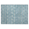 Piper Looms Chantille Lattice ACN1858 Teal Machine Washable Area Rug Scatter Main Image