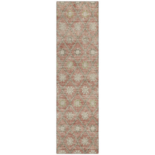 Piper Looms Chantille Lattice ACN1858 Terracotta Machine Washable Area Rug Runner Main Image
