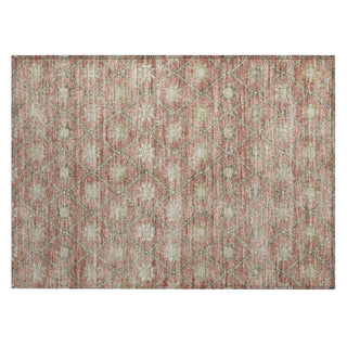 Piper Looms Chantille Lattice ACN1858 Terracotta Machine Washable Area Rug Scatter Main Image