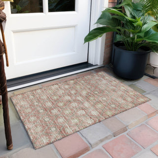 Piper Looms Chantille Lattice ACN1858 Terracotta Machine Washable Area Rug Scatter Outdoor Lifestyle Image Feature