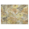 Piper Looms Chantille Floral ACN1859 Gold Machine Washable Area Rug Scatter Main Image