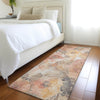 Piper Looms Chantille Floral ACN1859 Peach Machine Washable Area Rug Runner Lifestyle Image Feature