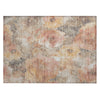 Piper Looms Chantille Floral ACN1859 Peach Machine Washable Area Rug Scatter Main Image