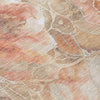 Piper Looms Chantille Floral ACN1859 Peach Machine Washable Area Rug Swatch Image