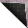 Piper Looms Chantille Floral ACN1859 Pink Machine Washable Area Rug Backing Image