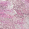 Piper Looms Chantille Floral ACN1859 Pink Machine Washable Area Rug Swatch Image