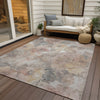 Piper Looms Chantille Floral ACN1859 Taupe Machine Washable Area Rug Outdoor Lifestyle Image Feature