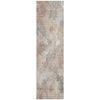 Piper Looms Chantille Floral ACN1859 Taupe Machine Washable Area Rug Runner Main Image
