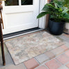 Piper Looms Chantille Floral ACN1859 Taupe Machine Washable Area Rug Scatter Outdoor Lifestyle Image Feature