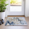 Piper Looms Chantille Abstract ACN1860 Denim Machine Washable Area Rug Scatter Lifestyle Image Feature