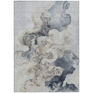 Piper Looms Chantille Abstract ACN1860 Gray Machine Washable Area Rug main image