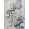 Piper Looms Chantille Abstract ACN1860 Ivory Machine Washable Area Rug main image