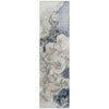 Piper Looms Chantille Abstract ACN1860 Ivory Machine Washable Area Rug Runner Main Image