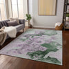 Piper Looms Chantille Abstract ACN1860 Sage Machine Washable Area Rug Lifestyle Image Feature