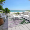 Piper Looms Chantille Abstract ACN1860 Sage Machine Washable Area Rug Outdoor Lifestyle Image Feature