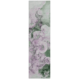 Piper Looms Chantille Abstract ACN1860 Sage Machine Washable Area Rug Runner Main Image