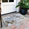 Piper Looms Chantille Abstract ACN1860 Taupe Machine Washable Area Rug Scatter Outdoor Lifestyle Image Feature