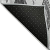 Piper Looms Chantille Aztec ACN1861 Gray Machine Washable Area Rug Backing Image
