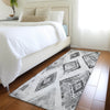 Piper Looms Chantille Aztec ACN1861 Gray Machine Washable Area Rug Runner Lifestyle Image Feature