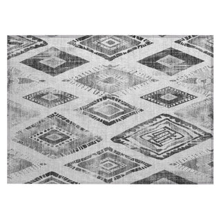 Piper Looms Chantille Aztec ACN1861 Gray Machine Washable Area Rug Scatter Main Image