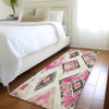 Piper Looms Chantille Aztec ACN1861 Linen Machine Washable Area Rug Runner Lifestyle Image Feature
