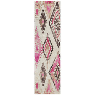 Piper Looms Chantille Aztec ACN1861 Linen Machine Washable Area Rug Runner Main Image
