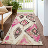 Piper Looms Chantille Aztec ACN1861 Linen Machine Washable Area Rug Runner Outdoor Lifestyle Image Feature