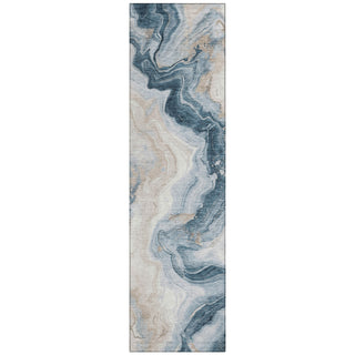 Piper Looms Chantille Swirls ACN1862 Beige Machine Washable Area Rug Runner Main Image