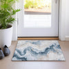 Piper Looms Chantille Swirls ACN1862 Beige Machine Washable Area Rug Scatter Lifestyle Image Feature