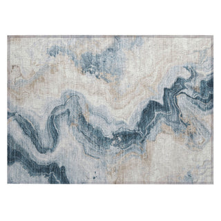 Piper Looms Chantille Swirls ACN1862 Beige Machine Washable Area Rug Scatter Main Image