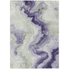 Piper Looms Chantille Swirls ACN1862 Lavender Machine Washable Area Rug main image