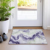 Piper Looms Chantille Swirls ACN1862 Lavender Machine Washable Area Rug Scatter Lifestyle Image Feature