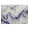 Piper Looms Chantille Swirls ACN1862 Lavender Machine Washable Area Rug Scatter Main Image