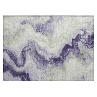Piper Looms Chantille Swirls ACN1862 Lavender Machine Washable Area Rug Scatter Main Image