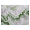 Piper Looms Chantille Swirls ACN1862 Olive Machine Washable Area Rug Scatter Main Image