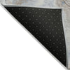 Piper Looms Chantille Swirls ACN1862 Taupe Machine Washable Area Rug Backing Image