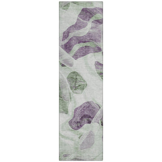 Piper Looms Chantille Abstract ACN1863 Aloe Machine Washable Area Rug Runner Main Image