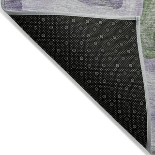 Piper Looms Chantille Abstract ACN1863 Lavender Machine Washable Area Rug Backing Image