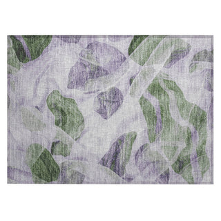 Piper Looms Chantille Abstract ACN1863 Lavender Machine Washable Area Rug Scatter Main Image