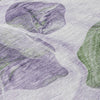 Piper Looms Chantille Abstract ACN1863 Lavender Machine Washable Area Rug Swatch Image