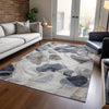 Piper Looms Chantille Abstract ACN1863 Putty Machine Washable Area Rug Lifestyle Image Feature