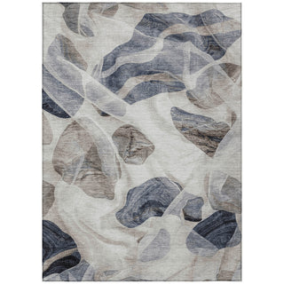 Piper Looms Chantille Abstract ACN1863 Putty Machine Washable Area Rug main image